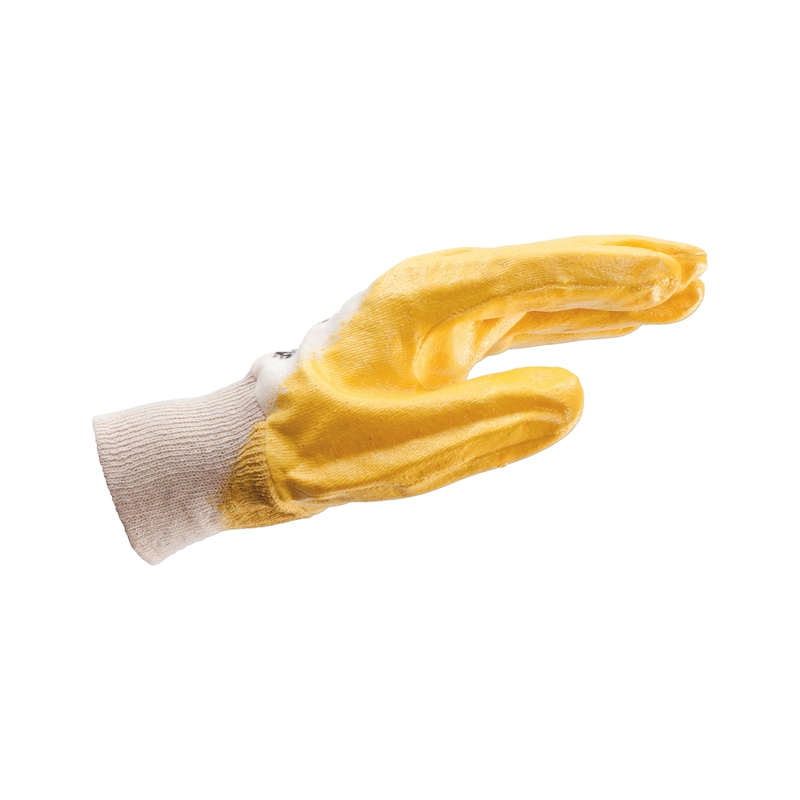 Gants de protection en nitrile jaune léger