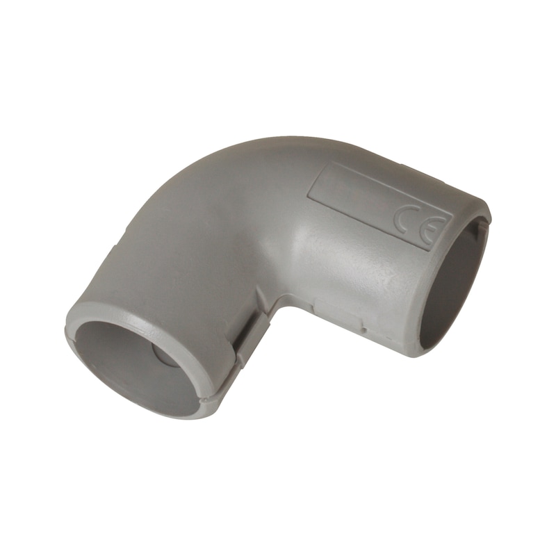 Équerre clipsable 90° pour tube IRL - montage apparent