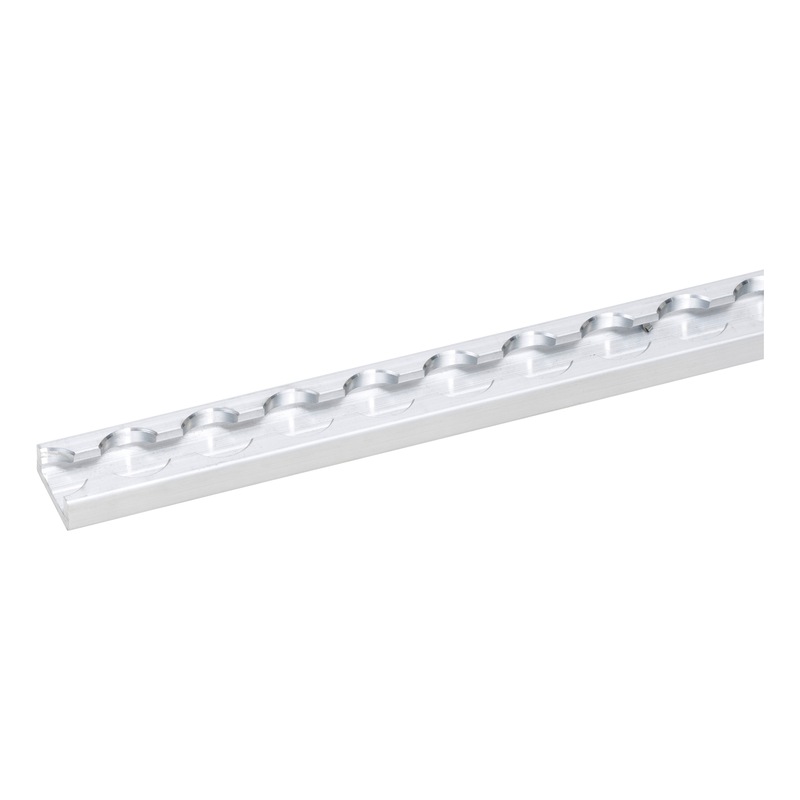 Rail D'arrimage Airline - Profil Au Sol, 1,5 M, Aluminium - Pour Fourgon, Fixation De Chargement, Normes DIN/ISO