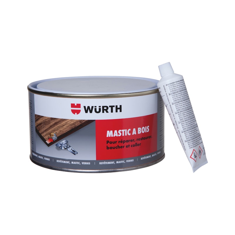 Mastic à bois pour réparer, restaurer, boucher et coller