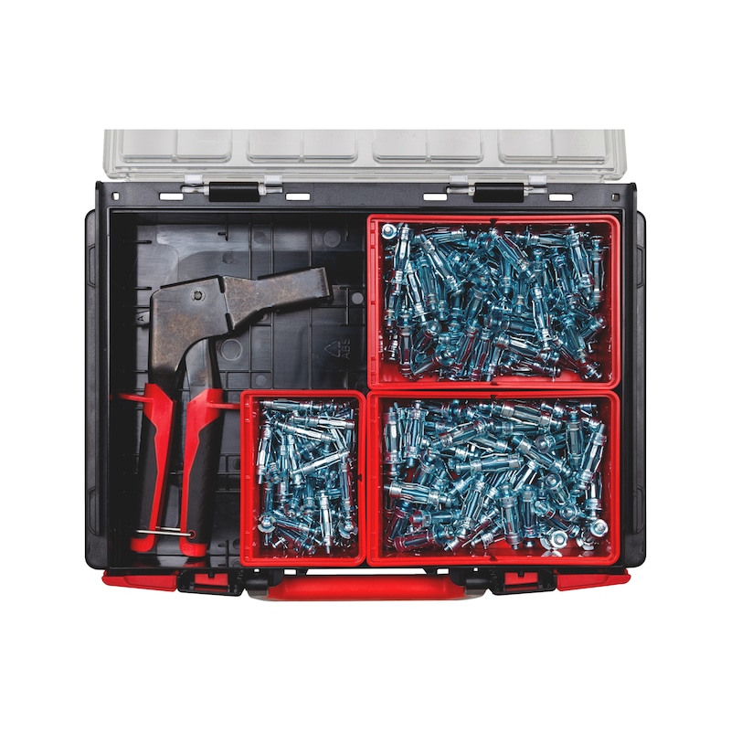 Coffret chevilles W-MH avec pince pour électricien