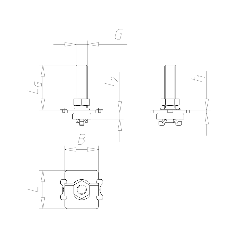 VARIFIX-hurtiglukning Systemfix, gevindstang | WÜRTH