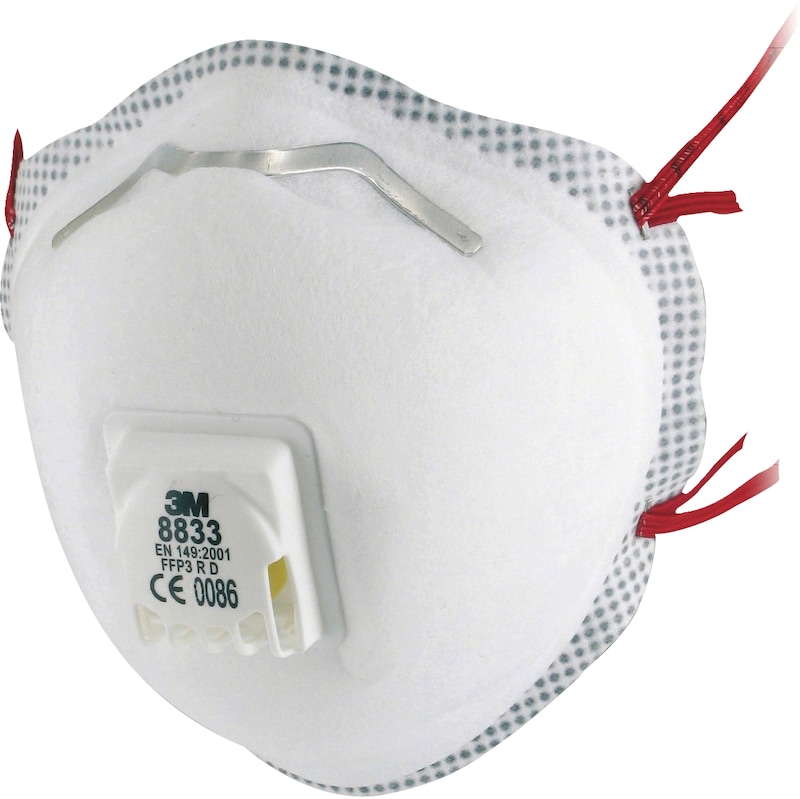 Masque de protection Comfort FFP3 R D préformé 3M avec valve