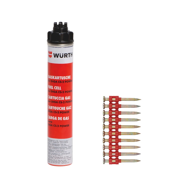 Clous en bande et cartouche de gaz NG CS-2 HFB