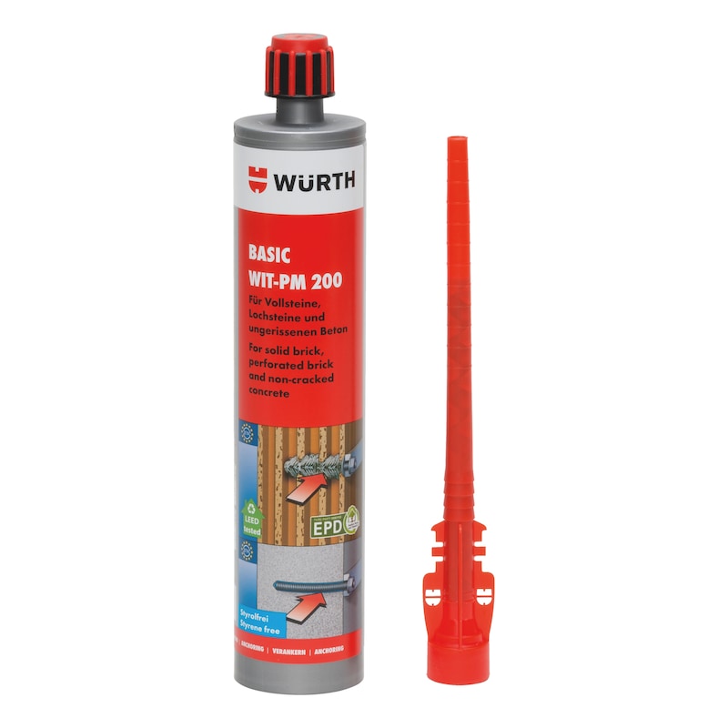 Scellement chimique basique WIT-PM 200 béton et briques
