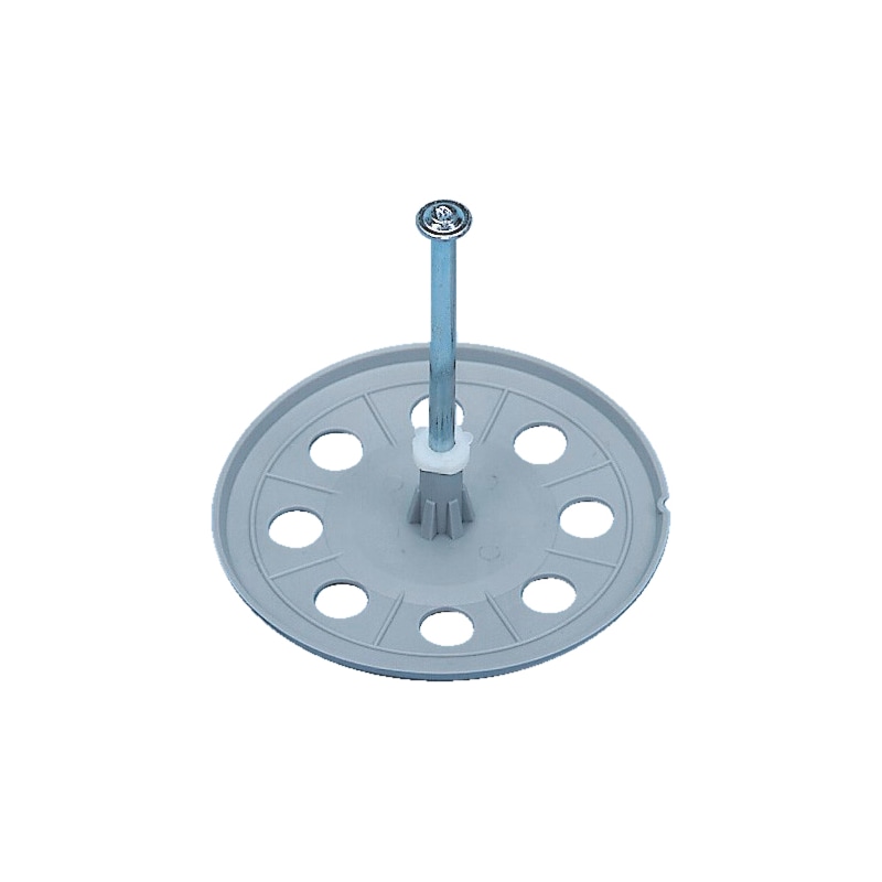 Clou béton avec plaque UNKT 160 pour membranes et isolants