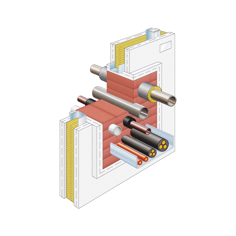 Combination fire protection putty - FPPUTY-COMBO-310ML
