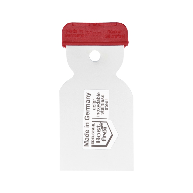 Spatule japonaise en inox pour mastic et plâtre