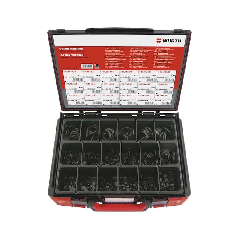Coffret de joints toriques ISO 3601 440 pcs - Sysko