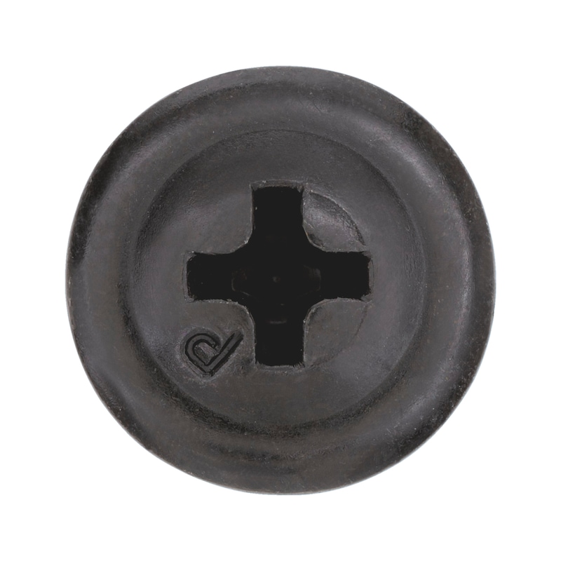 Drilling screw, pan head with collar and H cross recess pias<SUP>®</SUP> - SCR-DBIT-PANHD-FLG-H2-(ZFBM)-4,2X19