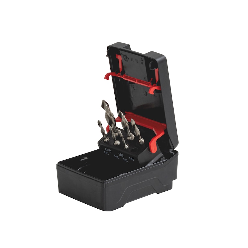 Foret Taraudeur Combiné M6x1 HSS FANAR – DIN 13 – Neuf Sous Blister