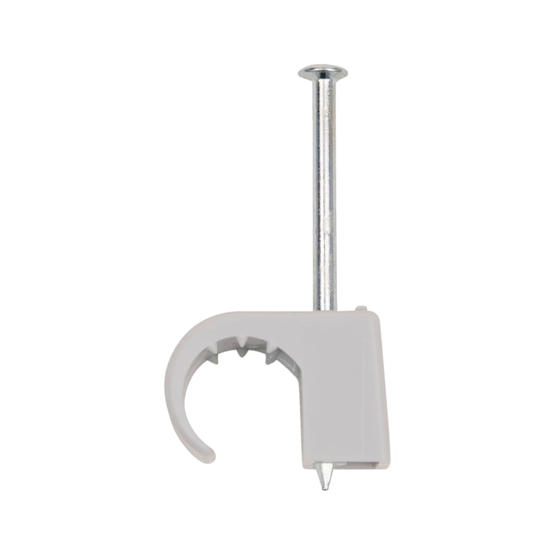 Pontet plastique multi-diamètre avec clou pour câbles