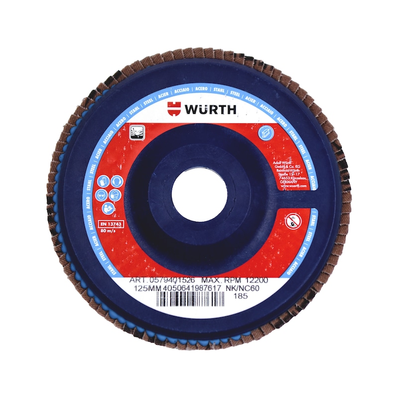 Disque à lamelles AlOx avec plateau plastique