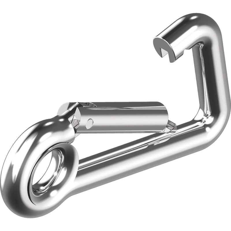 Haak Rist Roestvast staal A4 blank asymmetrisch met kous