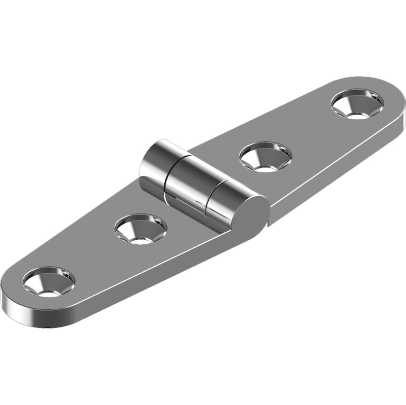 Charnière rétractable longue type F inox A4 pour menuiserie/nautisme