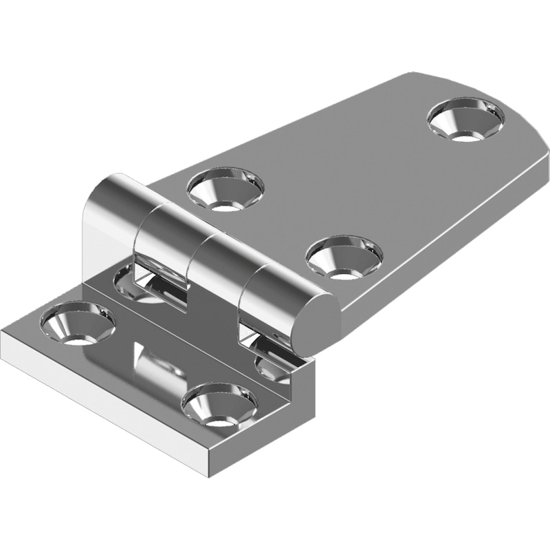 Charnière coudée rétractable en acier inoxydable A4