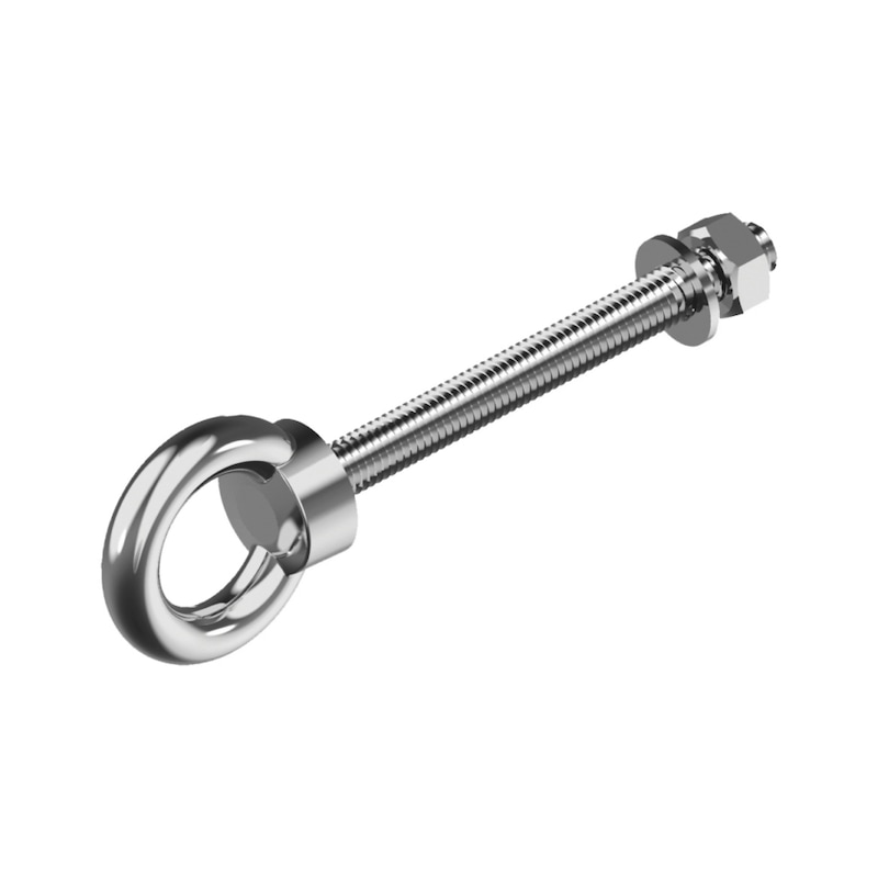 Boulon à œil - inox A4 brut