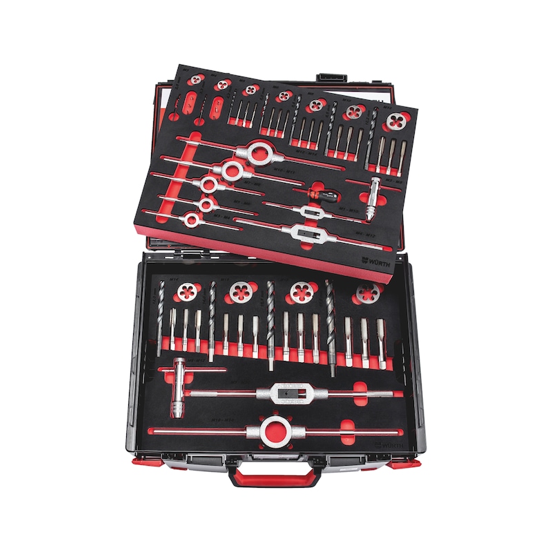 
HSS M3-M20 thread-cutting tool set
