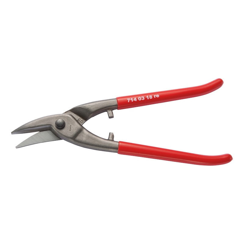 Cisaille à tôle pour coupes droites - longueur de coupe 37mm