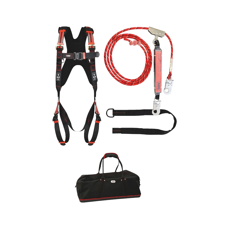 Kit antichute avec harnais et attaches pour couvreurs - ABS Roofer