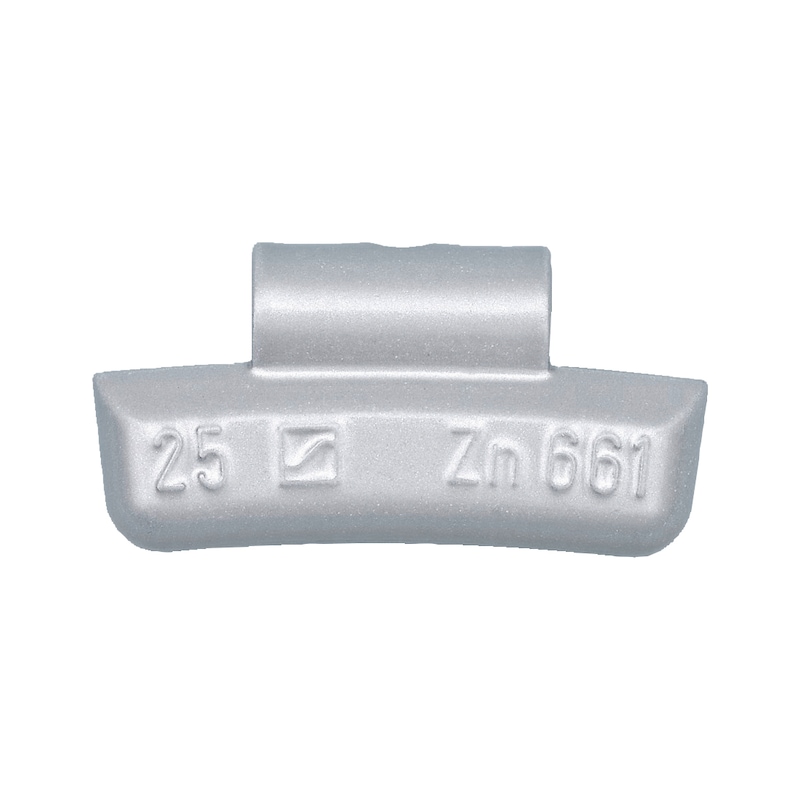 Masse d'équilibrage en zinc forme 3 pour jantes alu de véhicules japonais