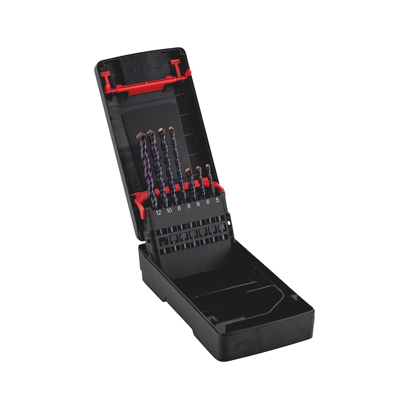 Coffret de 7 forets multi-matériaux MFD-S pour SDS-plus