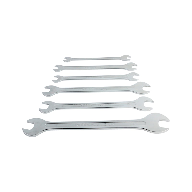 双头开口扳手套件,6 件 - DBOPNENDWRNCH-SET-6PCS