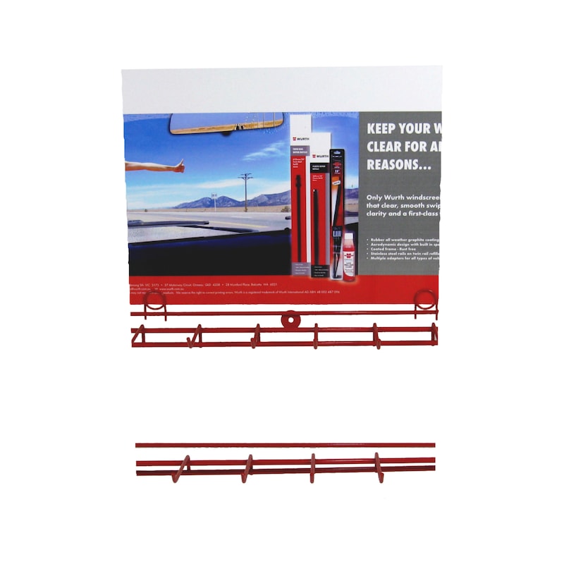 Buy Sales rack with banner for windscreen wiper online
