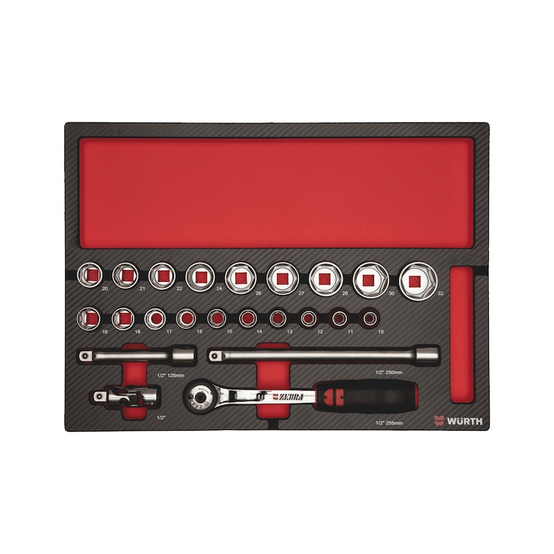 System assortment 8.4.1, socket wrench 1/2 inch 23 pieces