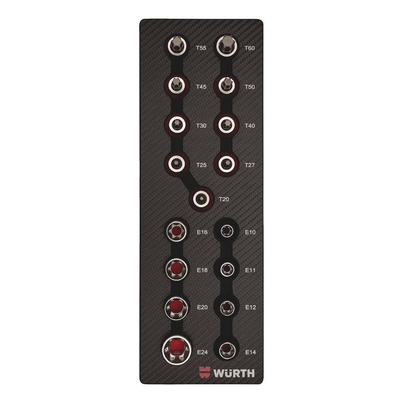 Alvéole 2.4.1 avec douilles 1/2 pouce TX - 17 pcs