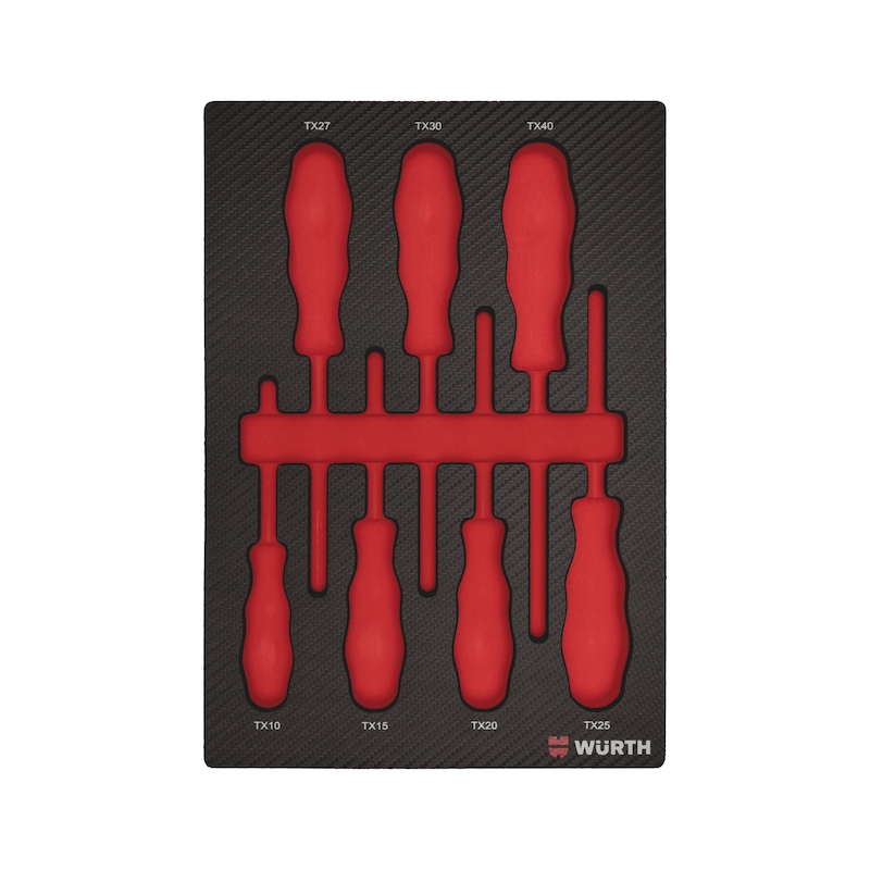 Alvéole vide 4.4.1 pour tournevis TX