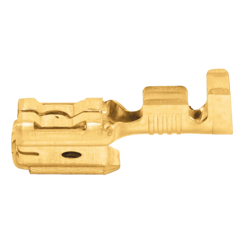 Cosse électrique plate mâle + femelle non isolée 6,3 x 0,8