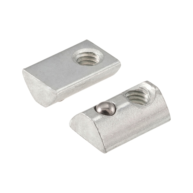 Buy Roll-in slot nut with spring ball steel online