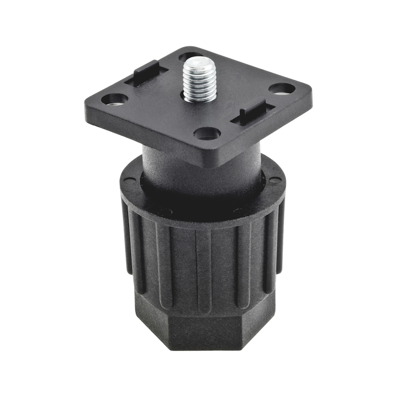 Stelzlager Stellfüße WPC Terrasse Verstellfüße Stellfuß Plattenlager Möbelfüße E - Foto 8