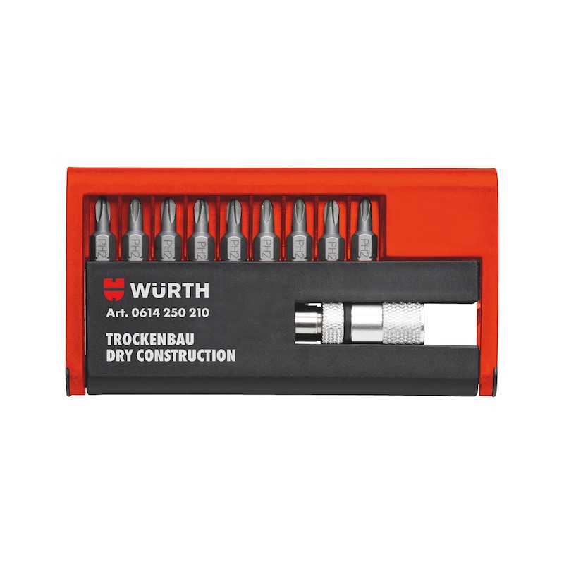 Coffret d'embouts PH de visseuse placo pour plaquiste