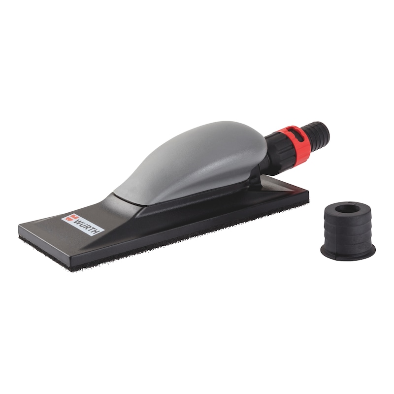 Handschuurblok Mirka 70 x 400 mm verstelbaar voor gebogen oppervlakken met stofafzuiging