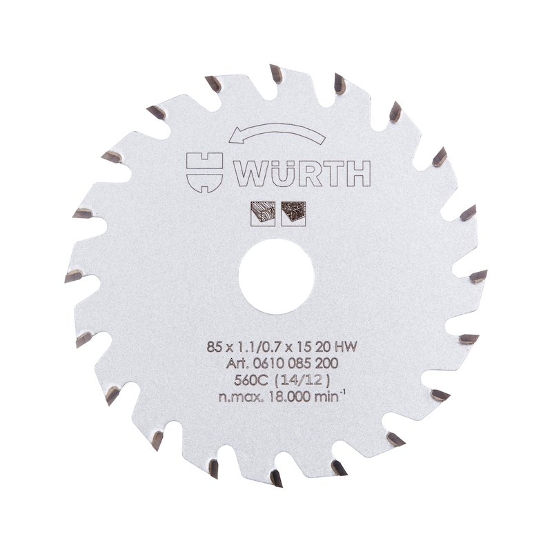 Lame de scie circulaire bois pour scie circulaire HKS 10-A/12-A