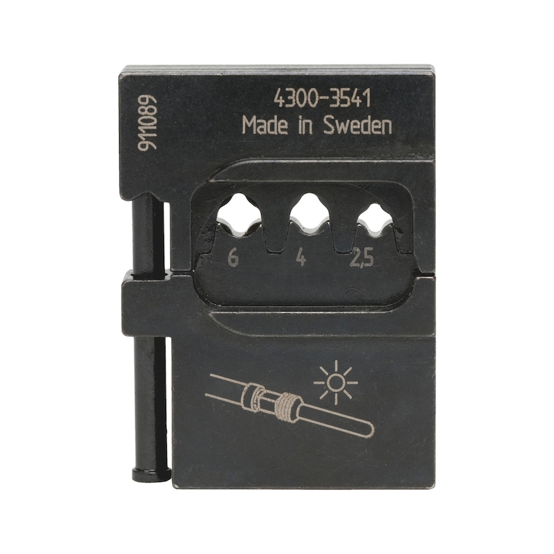 Matrice pour pince à sertir pour connecteurs solaires - MC3, MC4 et SOLARLOK