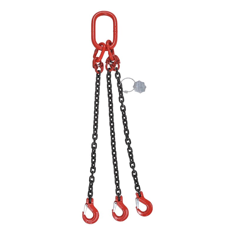 Elingue de levage à chaîne GK8 - 3 brins - grade 80