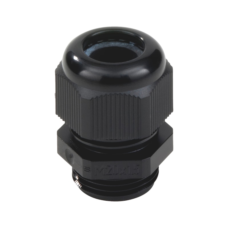 Presse-étoupe polyamide noir avec filetage métrique