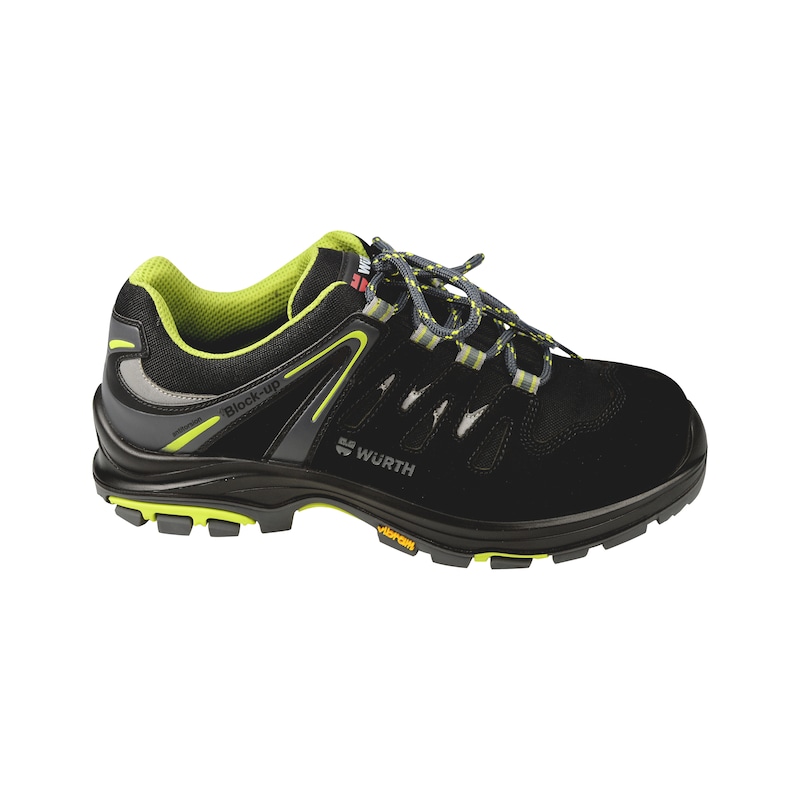 Chaussures de sécurité basses S3 Flex Running - noir/jaune fluo