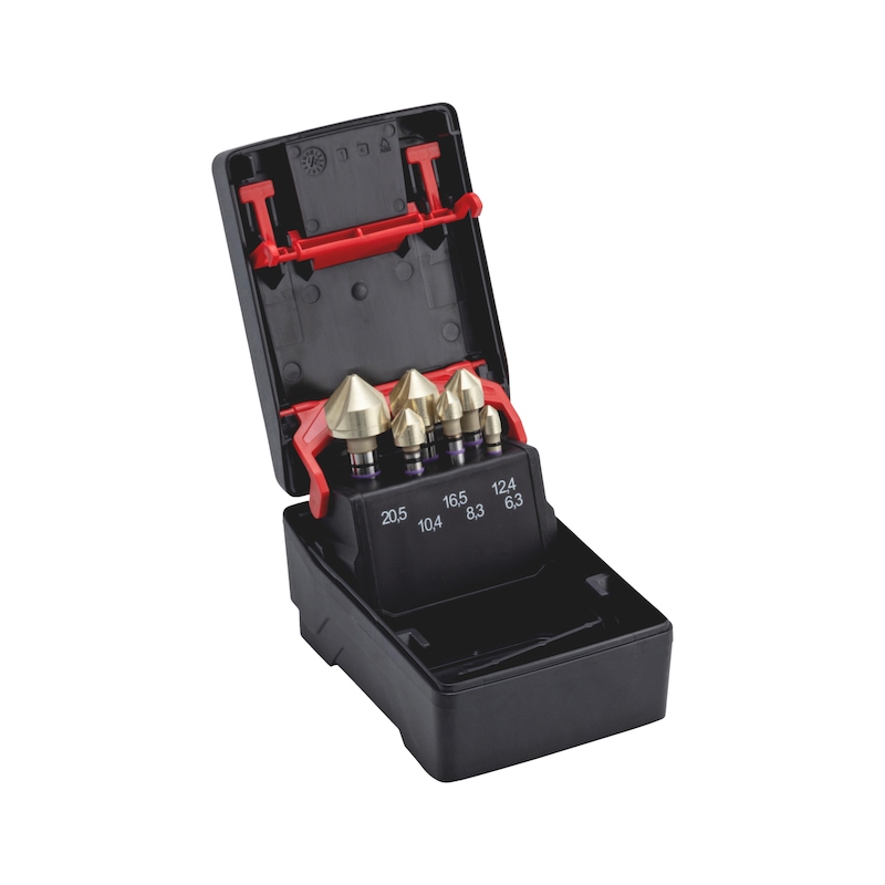 Coffret de fraises coniques EU VHM 90° TWINDUR DIN 335 C