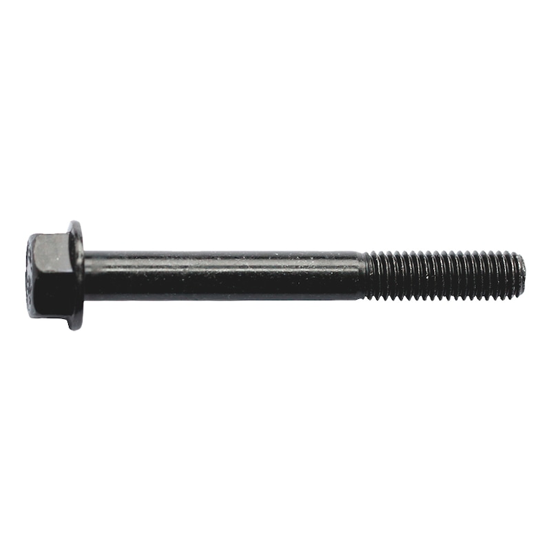 Vis à tête hexagonale avec embase - EN 1665/DIN 6921 - acier 8.8 zinc nickel noir (ZNBHL) - 6 pans extérieurs