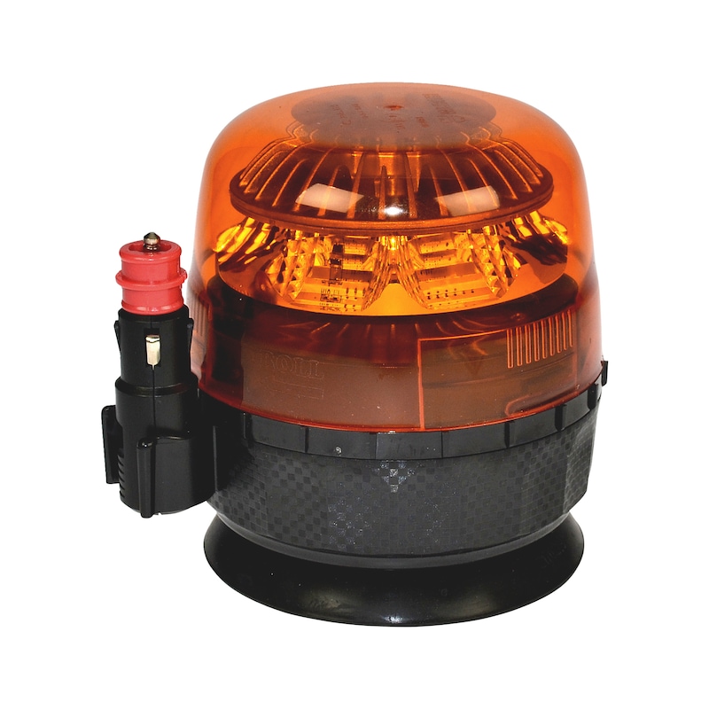 Gyrophare LED magnétique 12V/24V avec câble pour prise allume-cigare