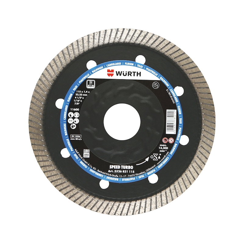 Disque diamant pour carreaux durs Hard Speed Turbo