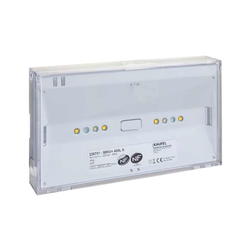 Bloc autonome d'éclairage de sécurité BRIO+ 400LA