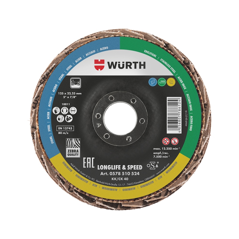 Disque à lamelles CERALINE Longlife & Speed 125 mm