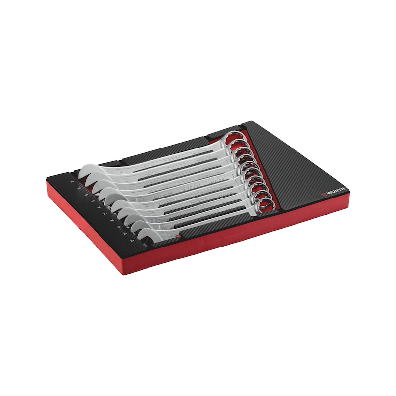 系统组套 8.4.1,组合扳手 - 梅开扳手组套及泡沫衬垫-10件套