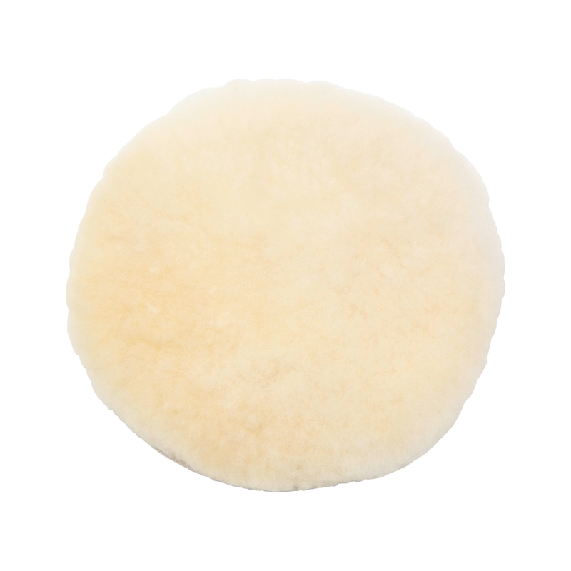 
Lambswool polishing pad, white
