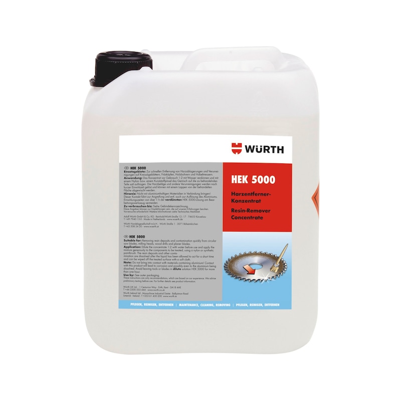 Harpiksfjerner-koncentrat, HEK 5000